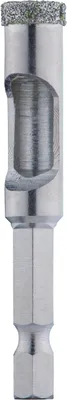 Produktbild von ALPEN Diamant-Fliesenbohrer inklusive Bohrschablone Länge 80mm ø6mm, 101115280