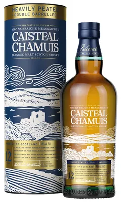 Produktbild von Caisteal Chamuis - 12 Jahre - Heavily Peated - Double Barrelled - Island Blended Malt Scotch Whisky