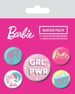 Obrázek produktu pro Barbie odznaky 5-pack Girl Power