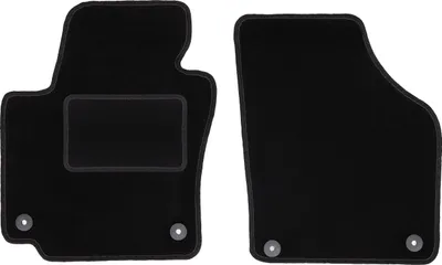 Immagine prodotto di Wielganizator tappetini auto velours anteriori adatto per Volkswagen Golf Plus (2005-2014, minivan) neri, set 2 pz, con fissaggi