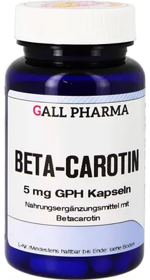 Image de GALL PHARMA Bêta-carotène 5 mg GPH, gélules, 60 gélules