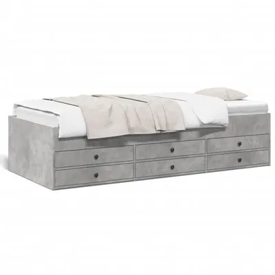 Produktbild von VidaXL 3280884, Sofabett, Grau, Holz, 1930 mm, 930 mm, 455 mm