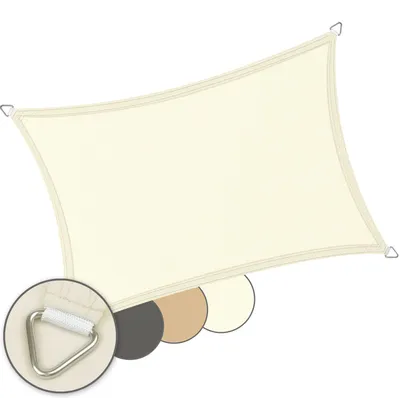 Produktbild von Sonnensegel NYVISun Rechteckig, Farbe:Creme, Größe:2.00 x 4.00 m