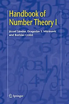Produktbild von Handbook of Number Theory I