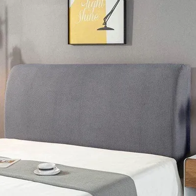 Obrázek produktu pro Šedý chránič matrace – 180 cm – pratelný – snímatelný – ložnice – ochrana – hladký design