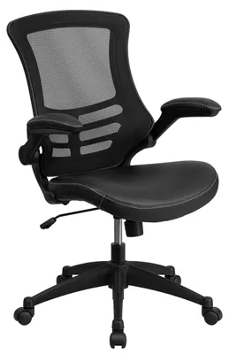 Obrázok produktu pre Ergonomická kancelárska stolička s kolieskami a sieťovou opierkou