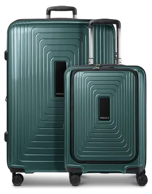 Produktbild von Redolz Essentials 14 4-Rollen Kofferset 2 tlg. Laptopfach mit Dehnfalte