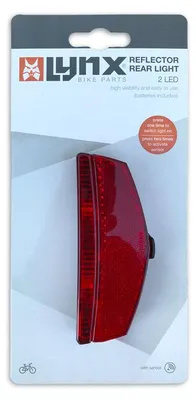 Immagine prodotto di Luce posteriore Lynx Luce per bicicletta a LED con sensore automatico, posteriore, senza fili, batterie incluse
