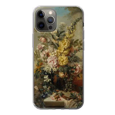 Produktbild von MuchoWow® Handyhülle Schutzhülle Hülle für iPhone 13 Pro Große Vase mit Blumen - Alte Meister - Malerei Silikon Softcase Handy Hülle - Handy-Tasche