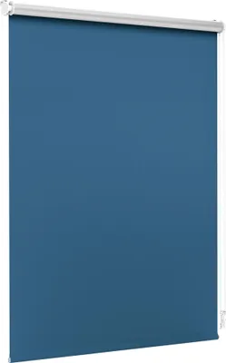 Produktbild von Thermorrollo Verdunkelungsrollo Fenster ohne Bohren 115x130cm dunkelblau JALOUSIESCOUT