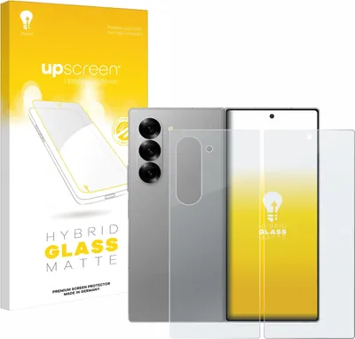 Produktbild von upscreen Entspiegelungs Schutzglas für Samsung Galaxy Z Fold 6 5G (Display+Rückseite) Schutzfolie Panzer Folie Glas Display Schutz matt