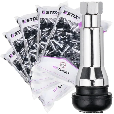 Zdjęcie produktu dla STIX 500x Gummiventile TR414 AC-P ABS Snap in Ventile 11,3cm Verchromt