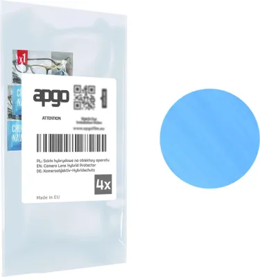 Produktbild von apgo 4 Stück Hybrid Kameraschutz, Kamera-Schutzglas kompatibel mit vivo NEX 3, Linsenschutz, 9H Härte, Schutz für Kameraobjektiv, Anti-Kratzer, transparent