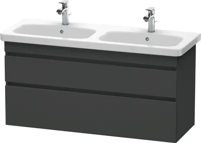 Image de Duravit DuraStyle Meuble sous-lavabo suspendu 6498, 2 tiroirs, 1230mm, DS649804949