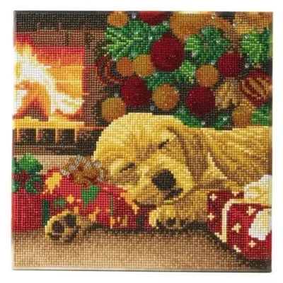 Immagine prodotto di Quadro su tela 30x30 cm con mosaico Labrador - EPEE