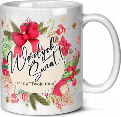 Immagine prodotto di Tazza natalizia con stampa, tazza da caffè come regalo per Babbo Natale e l'albero di Natale