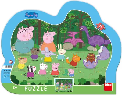 Produktbild von DINO Puzzle Schwein Pepin 25 Teile