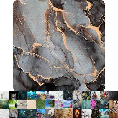 Obrázok produktu pre Kúpeľňová rohož Sanilo mramorová abstrakcia 53 x 53 cm