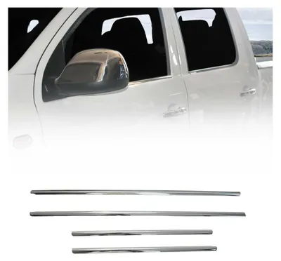 Image de Garniture de Fenêtre pour VW Amarok 2010-2021 Acier Inox 4Pcs