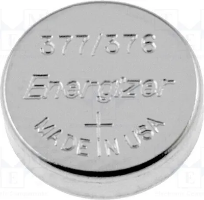 Obrázok produktu pre 1x Batéria: oxid zinočnatý, 1,55 V, typy 376, 377, R626, SR626, gombíková batéria 625302