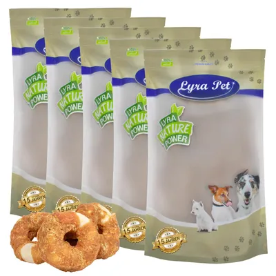 Produktbild von 5 kg Lyra Pet® Kauringe mit Hühnerbruststreifen