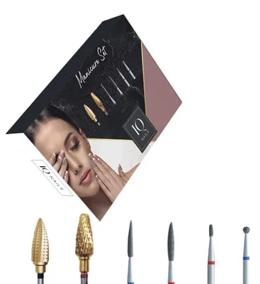 Produktbild von Set mit 6 Fräsern zum schnellen Entfernen von Nageldesign und Nagelhaut