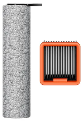 Image de Brosse à rouleau pour aspirateur Uwant D600 (1 pièce) + filtre HEPA (1 pièce)