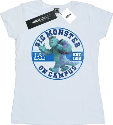 Produktbild von Disney - "Monsters University Monster On Campus" T-Shirt für Damen BI49515 (M) (Weiß)