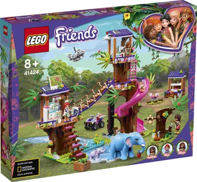 Produktbild von LEGO® Friends 41424 Tierrettungsstation im Dschungel