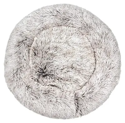 Immagine prodotto di Cuccia per cani, cuccia per gatti, morbida, rotonda, in peluche, 90 cm, color caffè