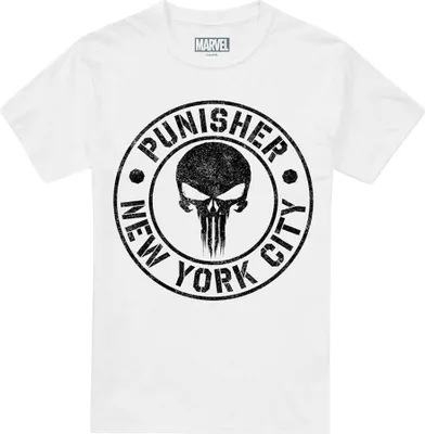 Obrázek produktu pro Punisher - tričko "NYC" pro muže TV15142 (XXL) (Bílá)