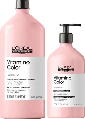 Immagine prodotto di Loreal Vitamino Color Shampoo 1500ml + Loreal Vitamino Color Conditioner 750ml NEU