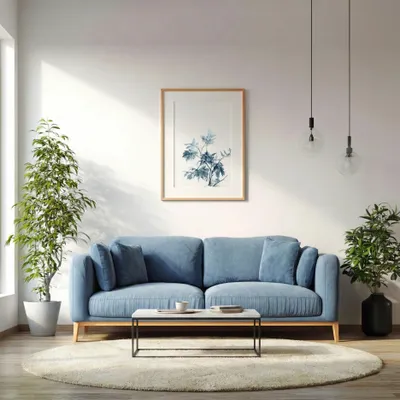 Produktbild von PASSUA Kurzflor-Teppich Plush, rund, 130 cm, Creme