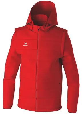 Produktbild von Erima Teamjacke mit abnehmbaren Ärmeln, Rot - XL