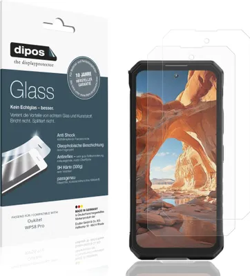 Immagine prodotto di 2x Pellicola Protettiva per Oukitel WP58 Pro Protezione opaco Vetro Flessibile 9H dipos