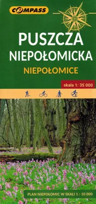 Immagine prodotto di Niepołomice-Wald, Niepołomice. Mappa turistica. Kompass