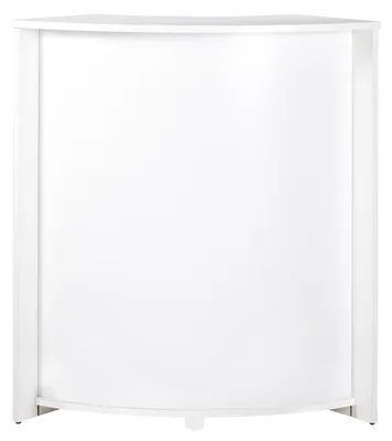 Produktbild von SIMMOB Barschrank Getränkeschrank Schrank Empfangstheke Bar H104,8 x B96,7 cm, Farbe:Weiß