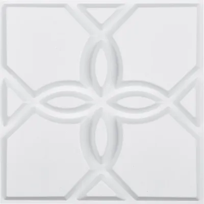 Obrázek produktu pro 3D nástěnné panely sada 33 kusů - 30x30cm nástěnné panely - dekorace na zeď s květinovým vzorem v bílé barvě - interiérový design a potřeby pro kutily