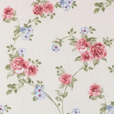 Obrázok produktu pre Látka – Dita – šírka 140 cm – smotanová, ružová, zelená
