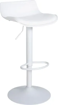 Produktbild von Barhocker Aveiro Kunstleder weiß
