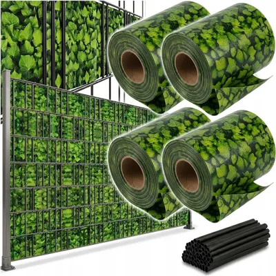 Produktbild von Zaunband – Abdeckung Für Panelzaun – Blatt-Zaun 19 Cm × 35 M