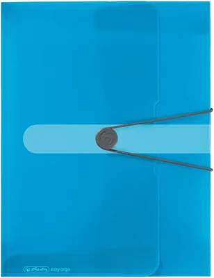 Produktbild von Sammelbox PP A4 blau transparent to go Packung mit 10 Stück
