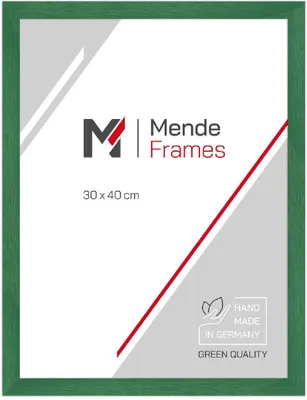Produktbild von MendeFrames H300 Holzrahmen Antireflexglas Grün 25x38 cm
