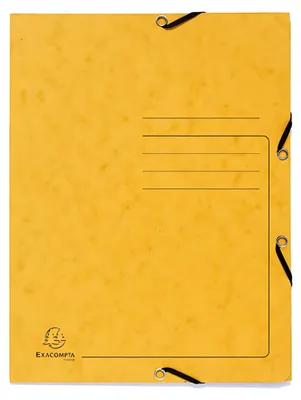 Produktbild von Exacompta Sammelmappe 55409E DIN A4 3Kl Karton gelb