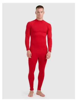 Image de 4F Sous-vêtement de sport pour hommes, culotte sans coutures M225 (bas), rouge, taille S/M