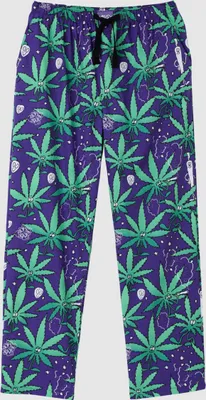 Produktbild von Lousy Livin Pants "Pyjama Pant Weedy" Purple Haze M