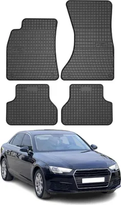 Produktbild von 2016-2025 Audi A4 Limo Avant Allroad B9 Fußmatten Gummi Schwarz 4 tlg