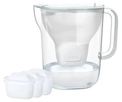 Immagine prodotto di Caraffa filtrante BRITA Style ESSENTIAL XL bianca + 3 filtri MX Pro Pure Performance