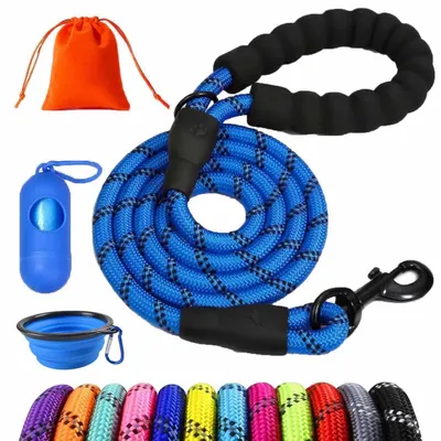 Produktbild von Schleppleine für Hunde 15M x 8mm Dark Blue mit Zubehör