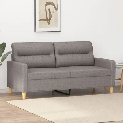Obrázok produktu pre Maison Exclusive – dvojposadové sedačka, farba taupe, rozmery 140 cm, čalúnená látkou